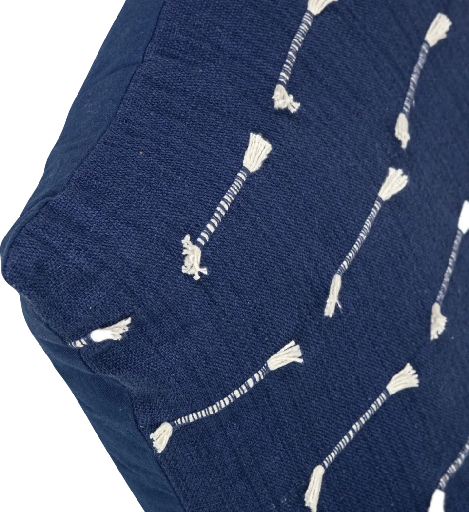 Ncube Dark Blue Accent Pillow - Thumbnail - Image 4