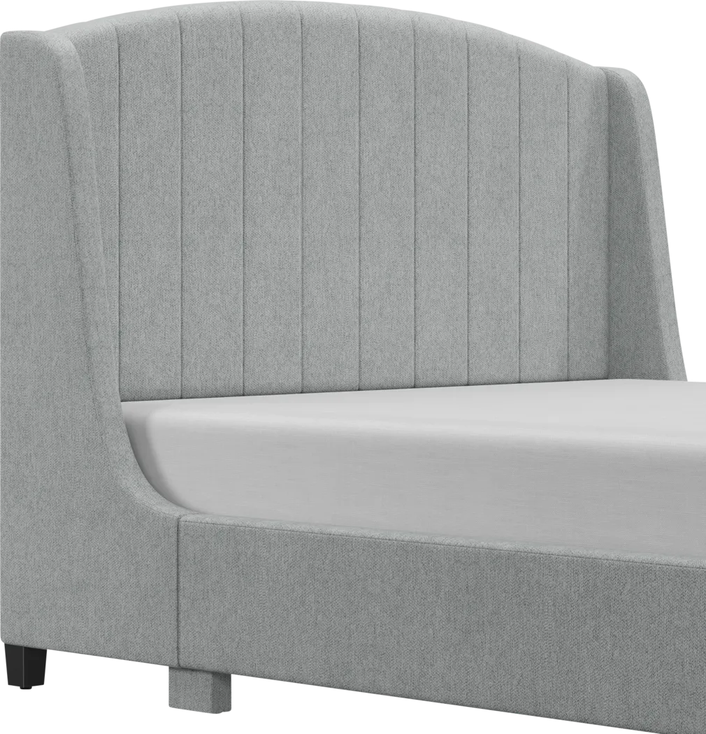 Neaera Gray Queen Bed - Thumbnail - Image 14