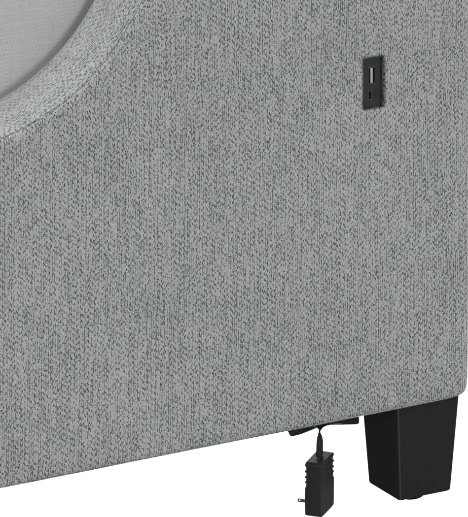 Neaera Gray Queen Bed - Thumbnail - Image 17