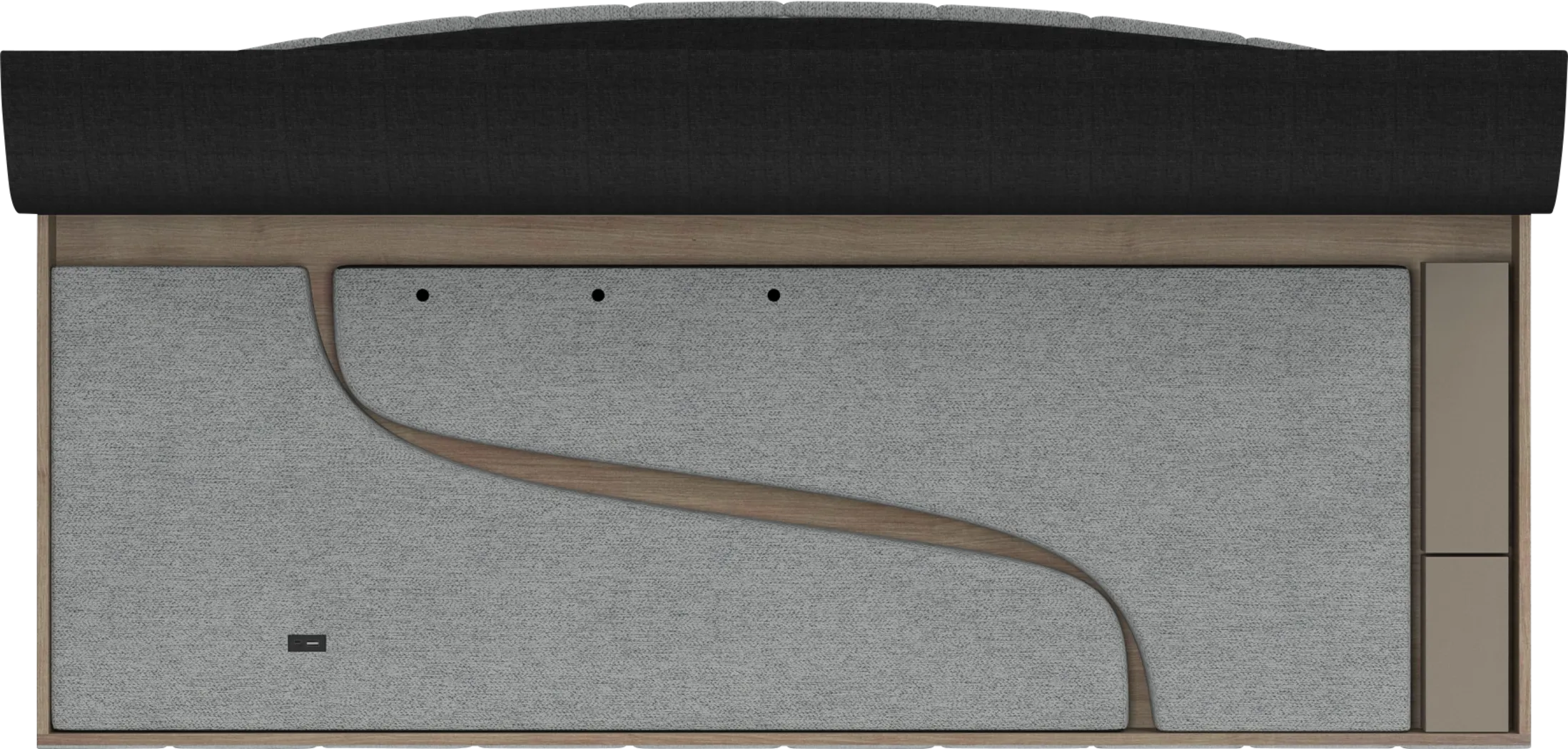 Neaera Gray Queen Bed - Thumbnail - Image 18