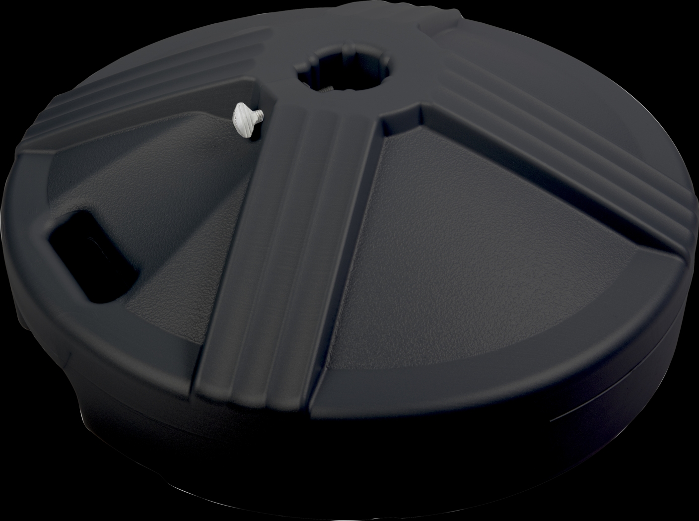 Neala Black 50 lb. Dining Table Umbrella Base - Thumbnail - Image 1