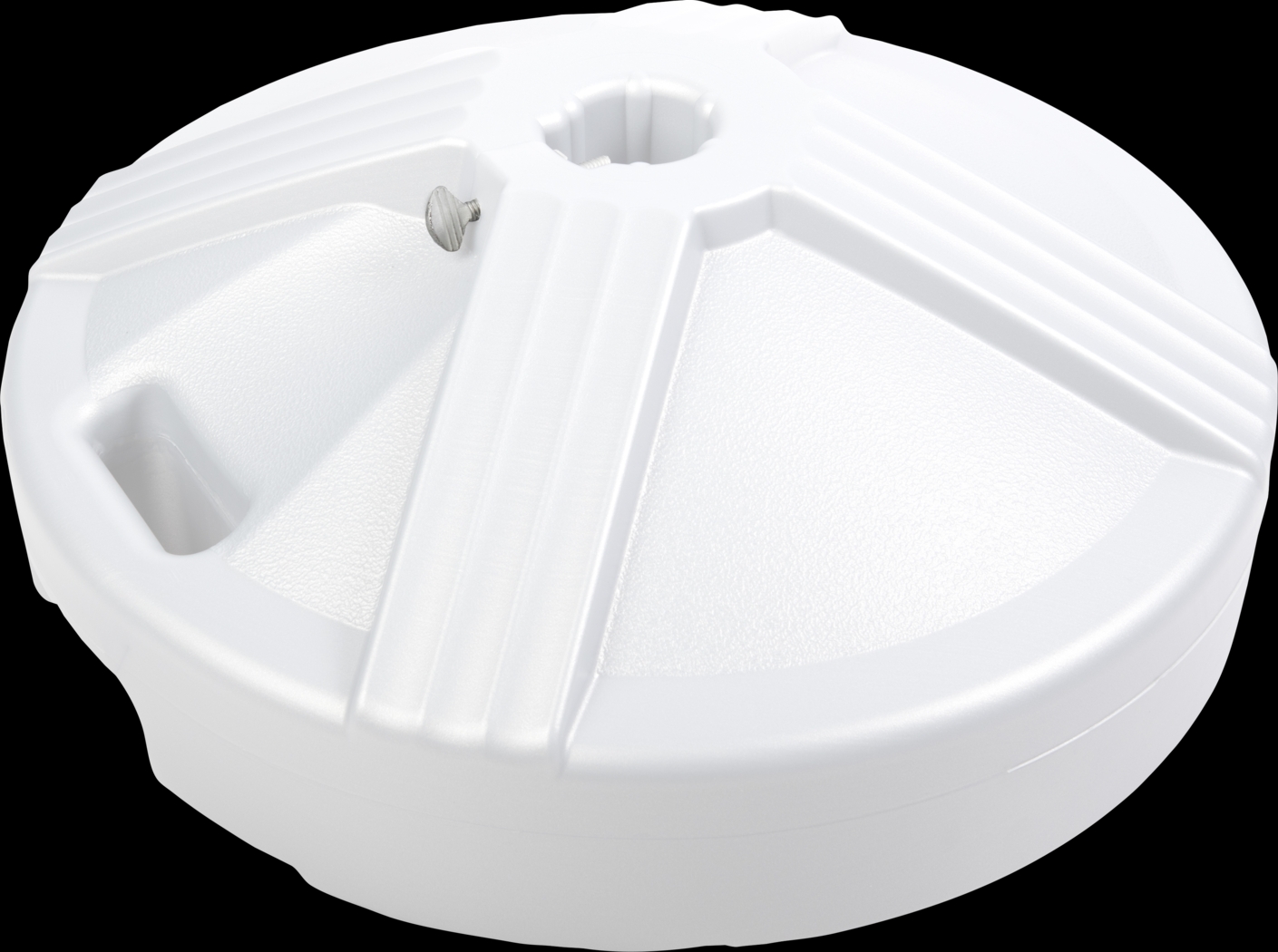 Neala White 50 lb. Dining Table Umbrella Base - Thumbnail - Image 1