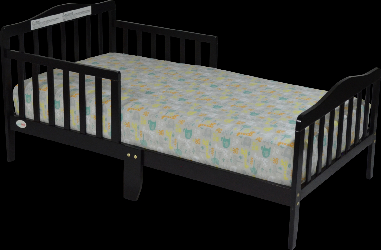 Kids Nealy Espresso Toddler Bed - Thumbnail - Image 1