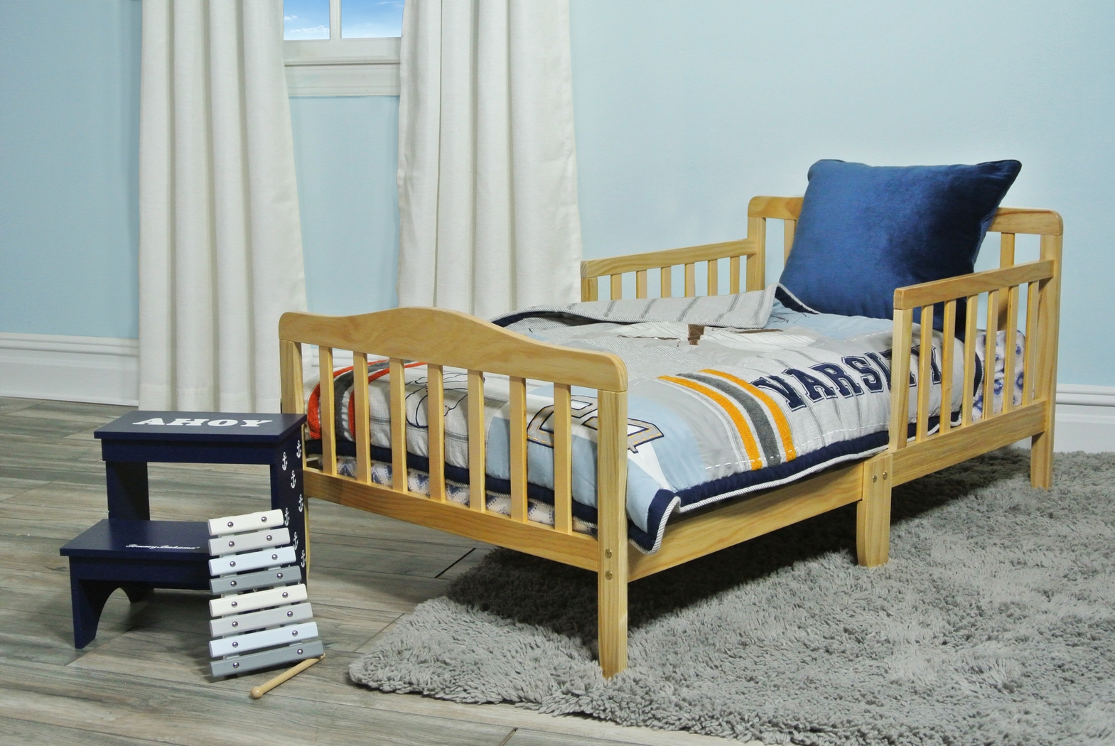 Kids Nealy Natural Toddler Bed - Thumbnail - Image 2