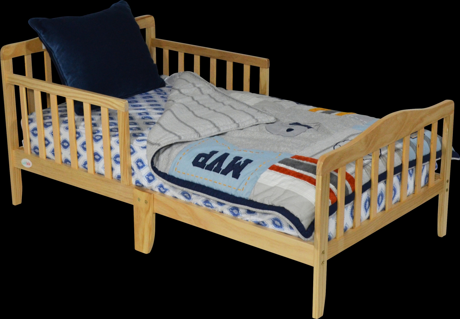 Kids Nealy Natural Toddler Bed - Thumbnail - Image 3