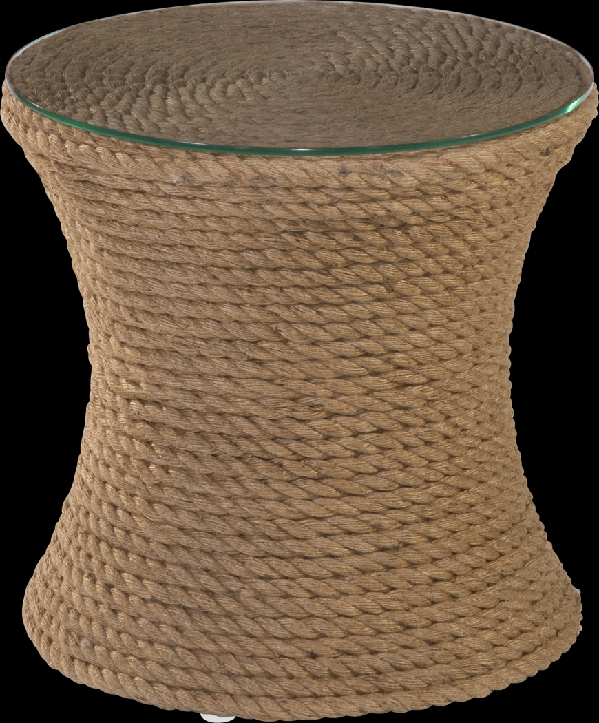 Nebrina Natural Side Table - Thumbnail - Image 1