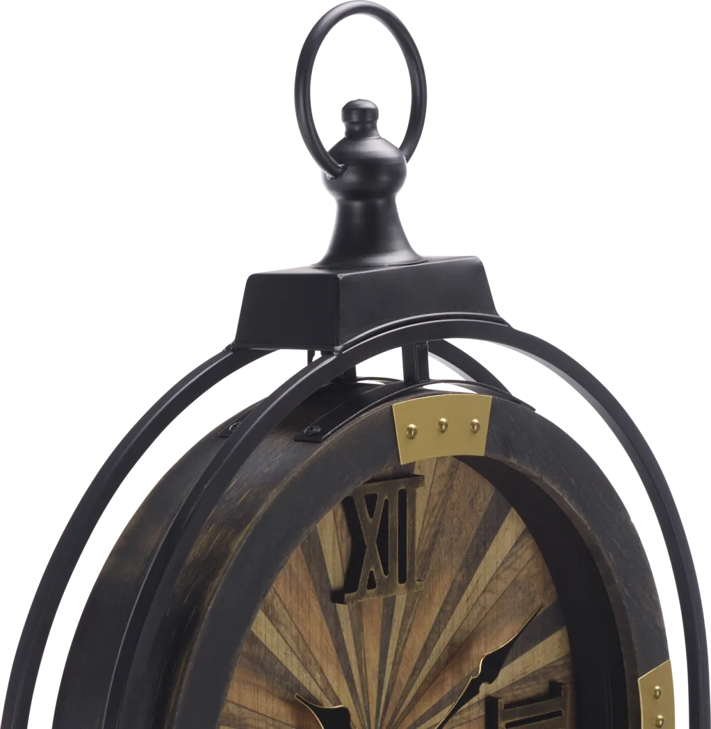 Nebroz Brown Wall Clock - Thumbnail - Image 5