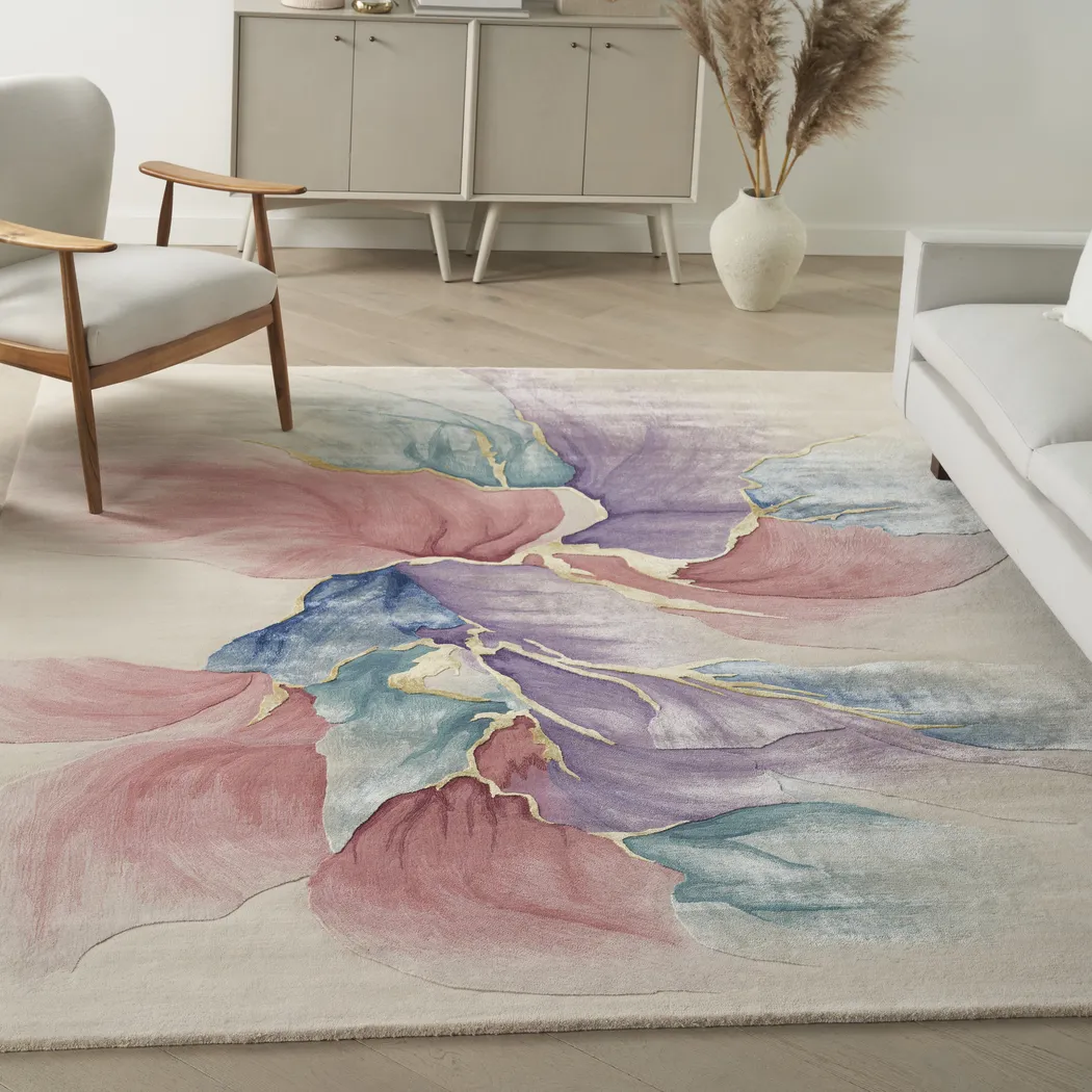 Nebula Beige 7'9 x 9'9 Rug - Thumbnail - Image 2