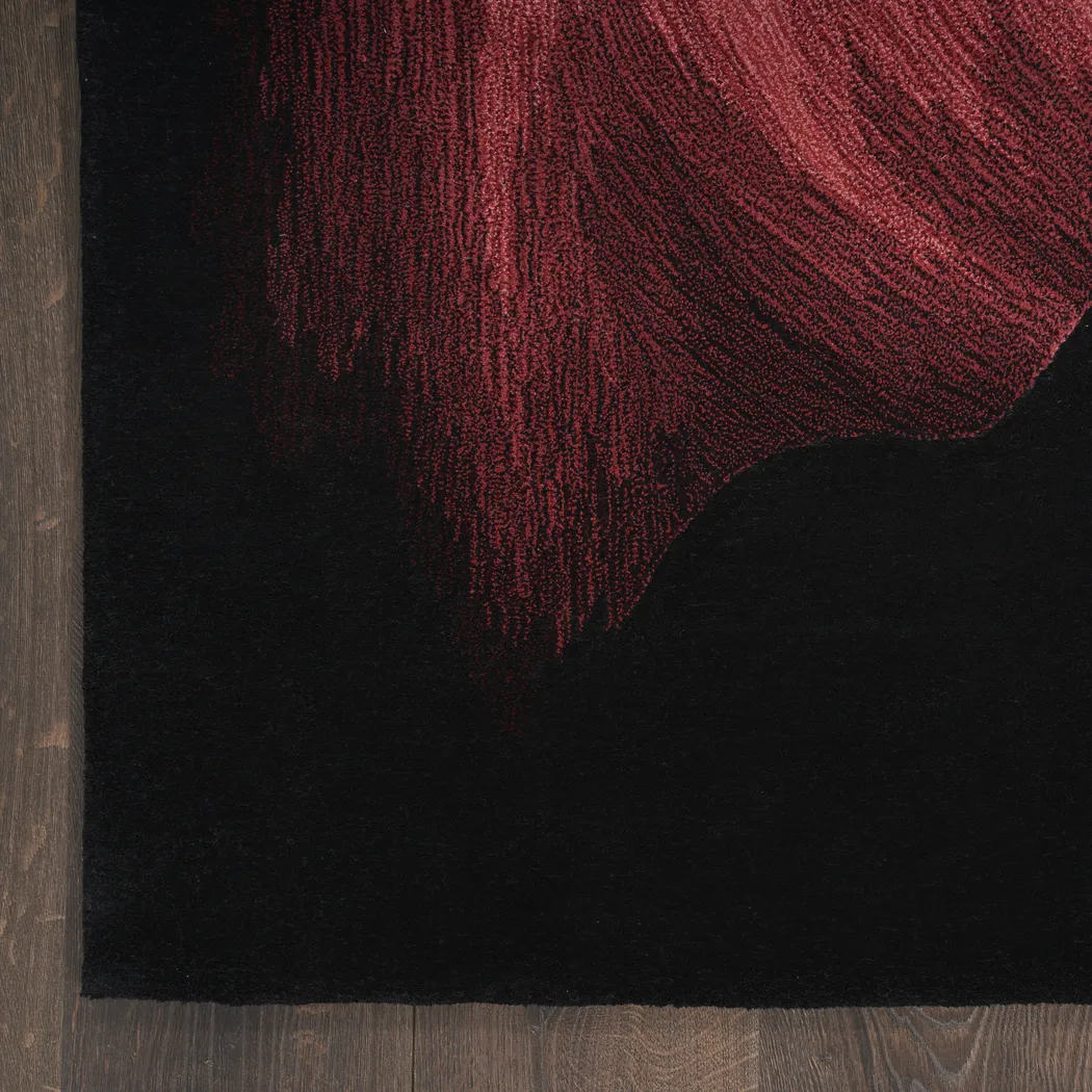 Nebula Black 5'6 x 7'5 Rug - Thumbnail - Image 5