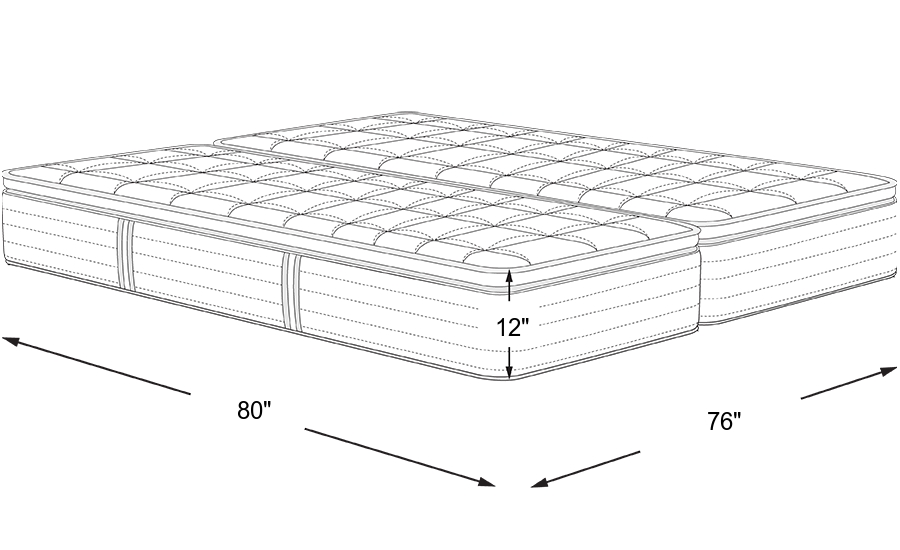 Dimension Image. Please refer to the Dimension Tab on this page for dimension details.