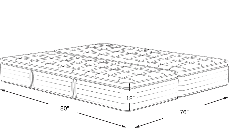 Dimension Image. Please refer to the Dimension Tab on this page for dimension details.