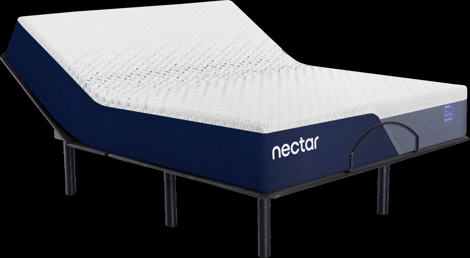 Nectar 5.1 Luxe Queen Mattress with Head Up Only Base - Thumbnail - Image 1