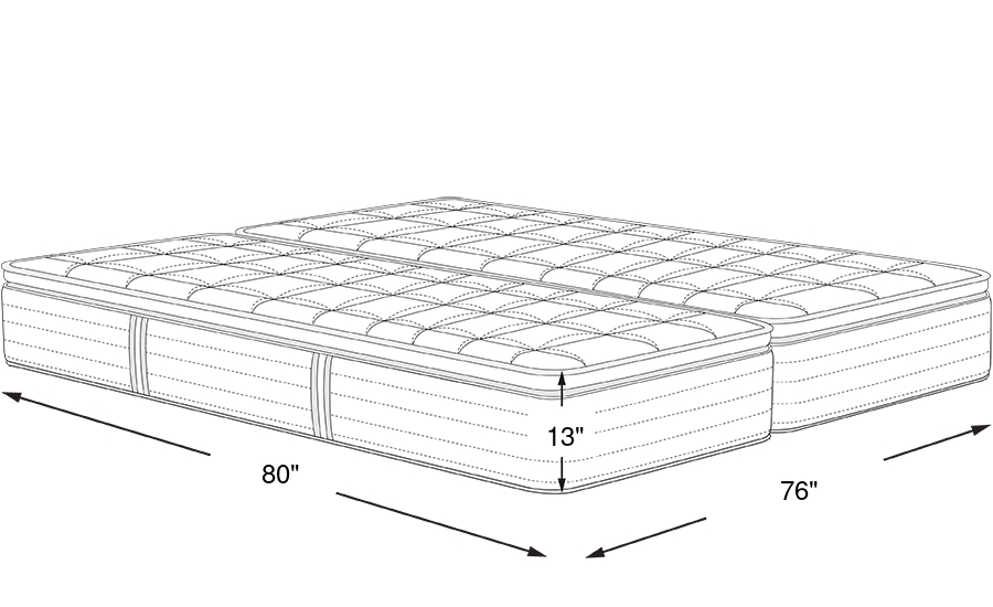 Dimension Image. Please refer to the Dimension Tab on this page for dimension details.