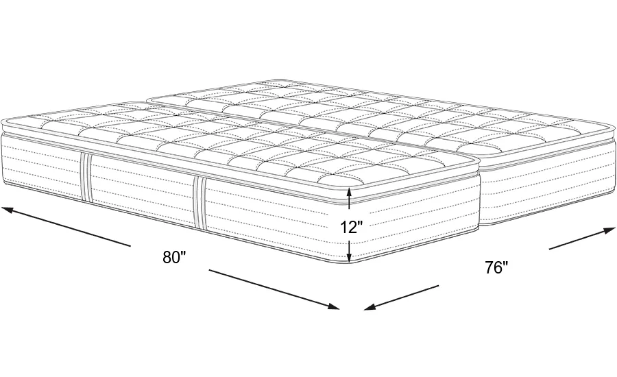 Dimension Image. Please refer to the Dimension Tab on this page for dimension details.