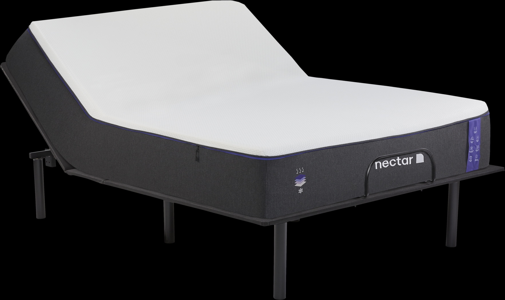 Nectar Premier Queen Mattress with Head Up Only Base - Thumbnail - Image 1