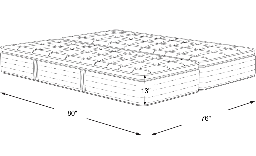 Dimension Image. Please refer to the Dimension Tab on this page for dimension details.