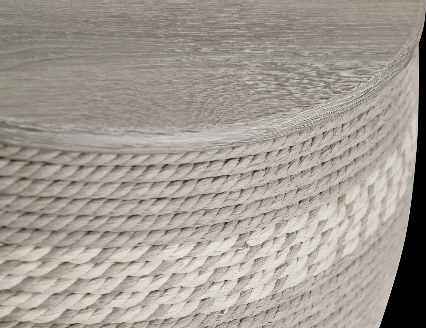 Nedali Gray Ottoman - Thumbnail - Image 5