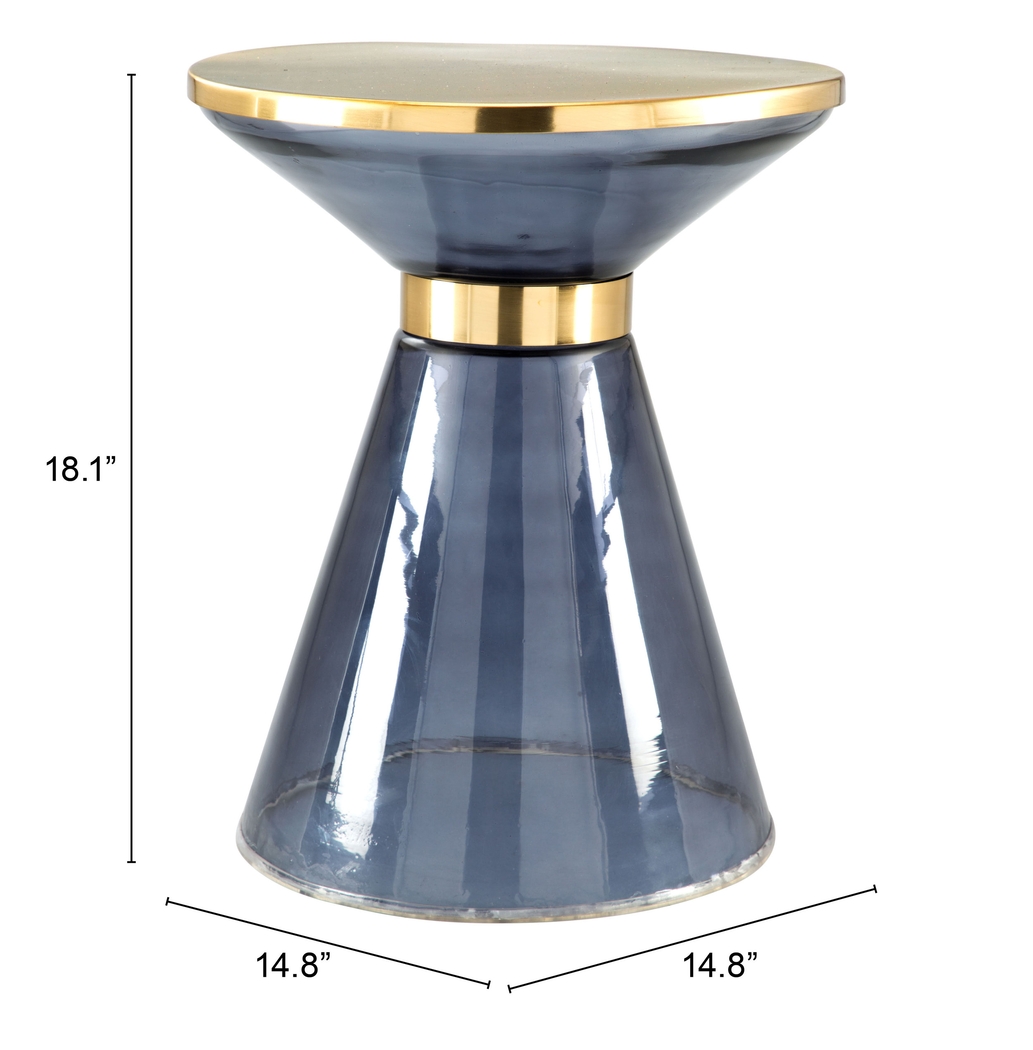 Nedes Blue Accent Table - Thumbnail - Image 7