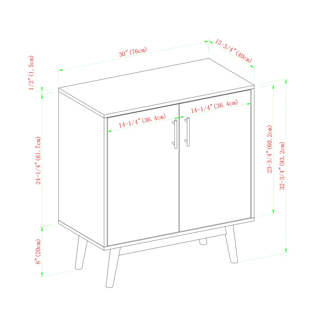 Nedwald Brown Accent Cabinet - Image 6