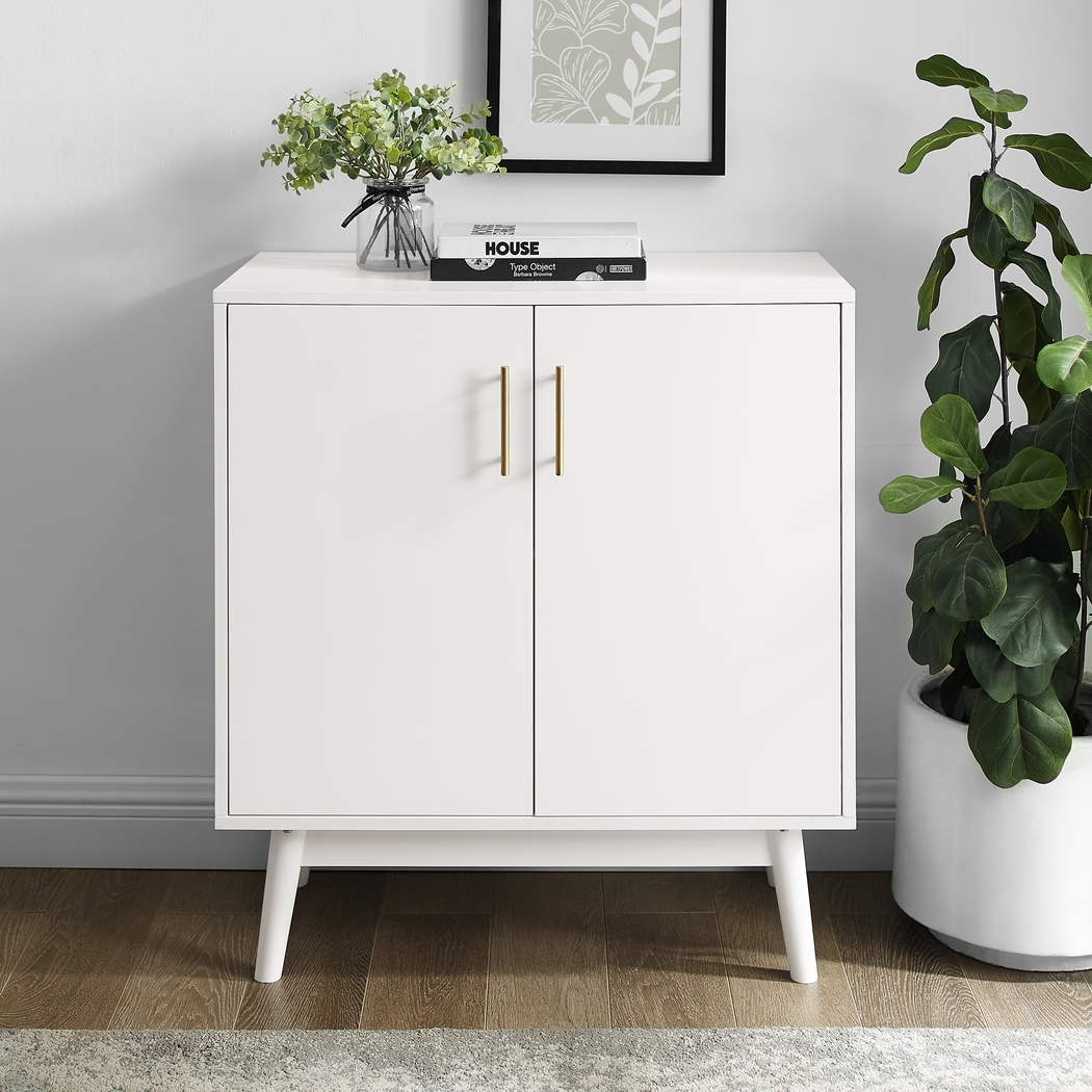 Nedwald White Accent Cabinet - Thumbnail - Image 5