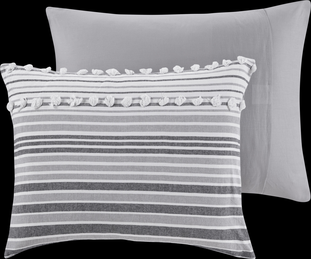 Neha Gray 5 Pc Queen Comforter Set - Thumbnail - Image 5