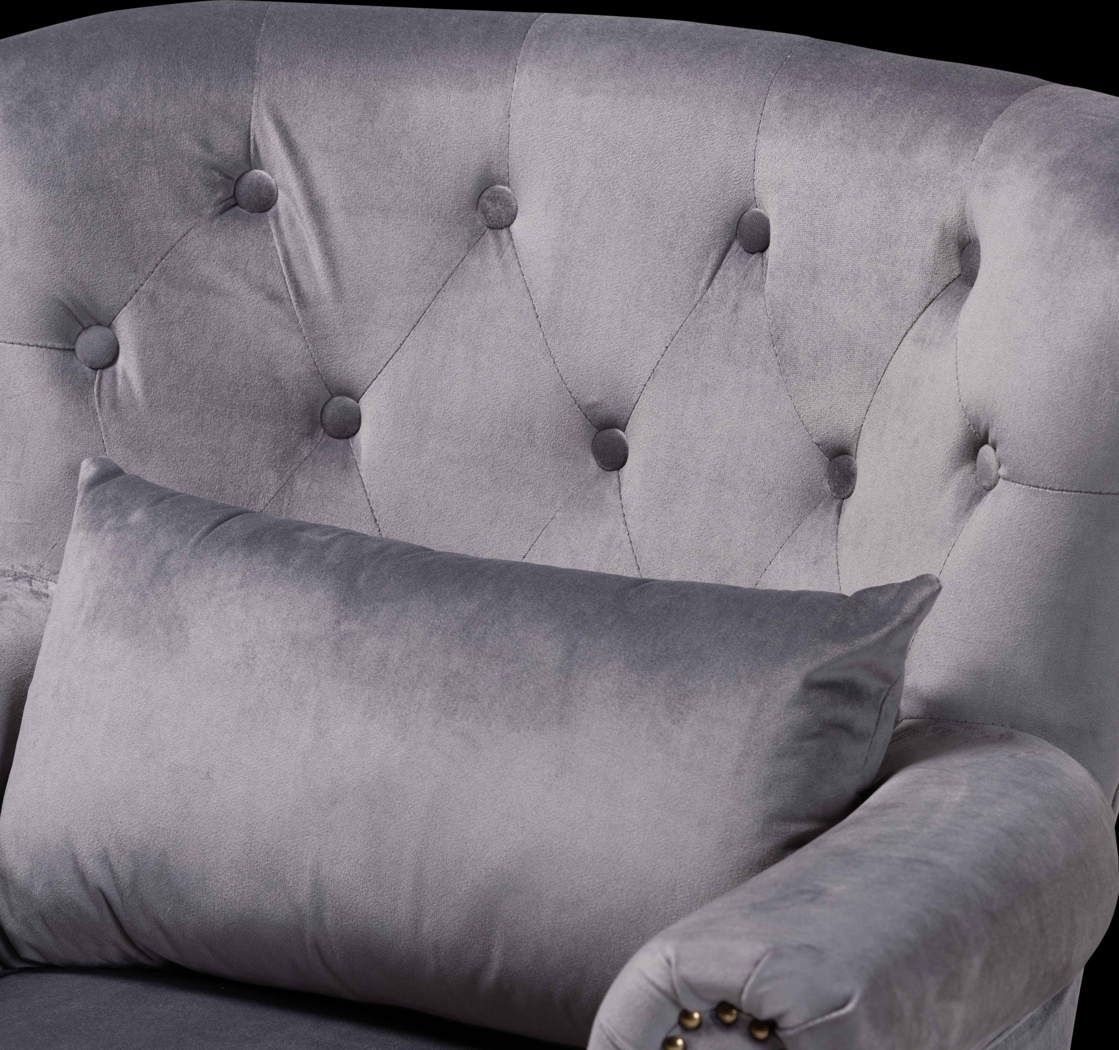 Nehalem Gray Accent Chair - Thumbnail - Image 6