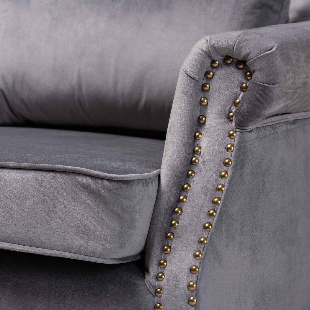 Nehalem Gray Accent Chair - Thumbnail - Image 8