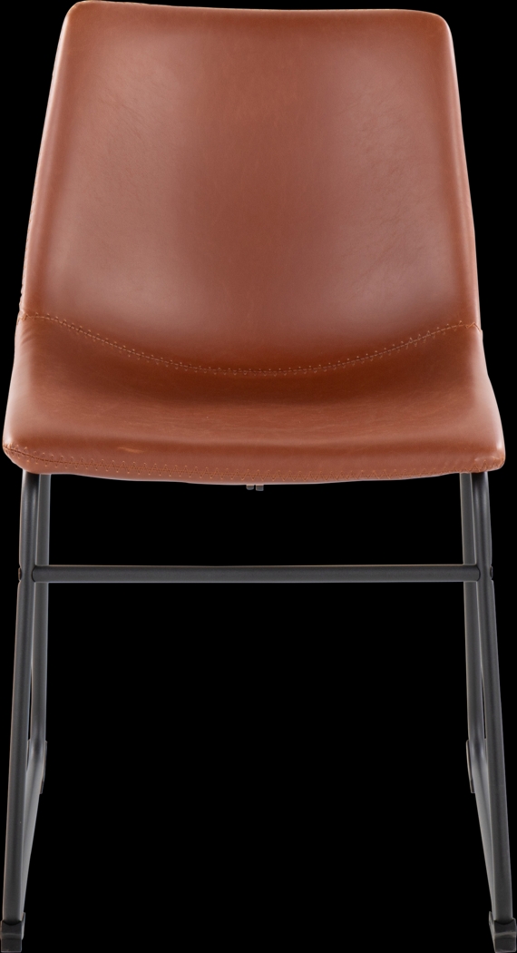 Nehru Cognac Dining Chair, Set of 2 - Thumbnail - Image 5