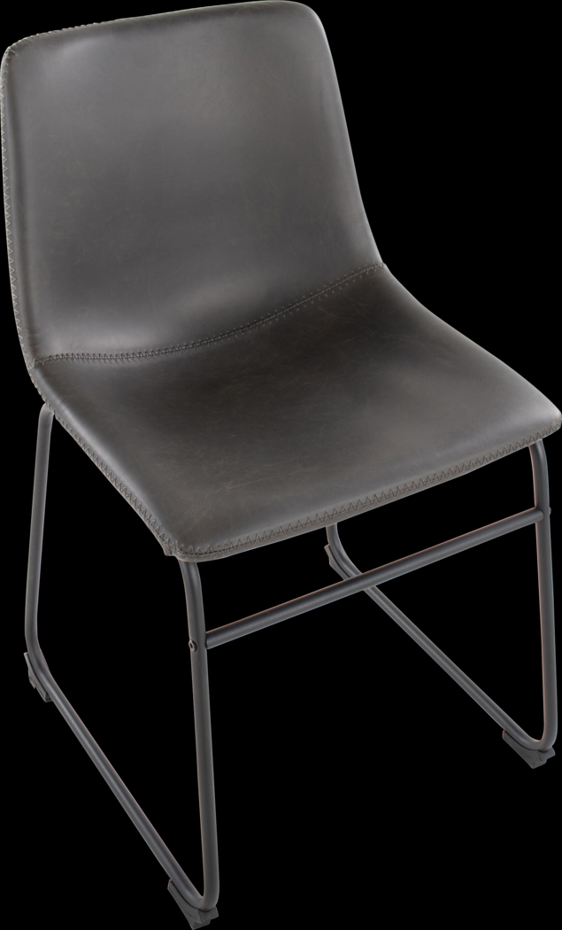 Nehru Gray Dining Chair, Set of 2 - Thumbnail - Image 6