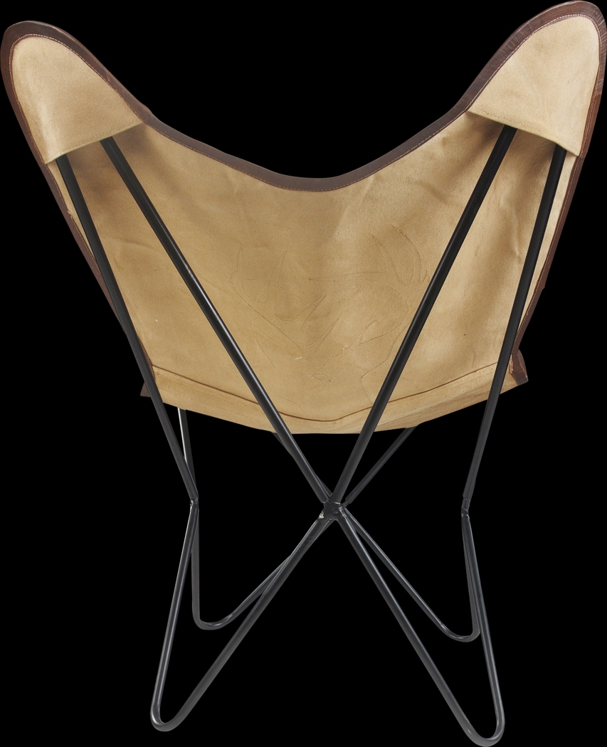 Neillia Brown/Ivory Accent Chair - Thumbnail - Image 3