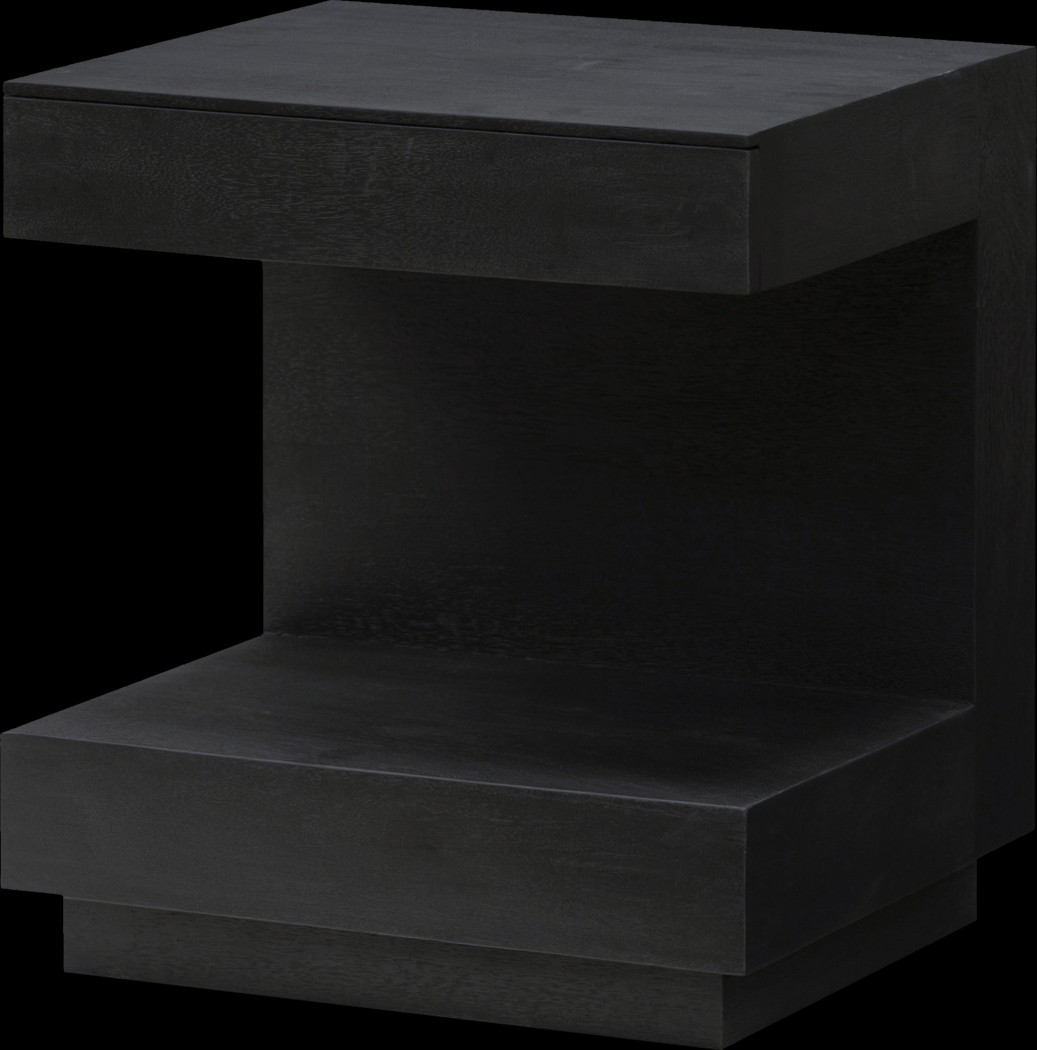 Neilo Black End Table - Thumbnail - Image 1