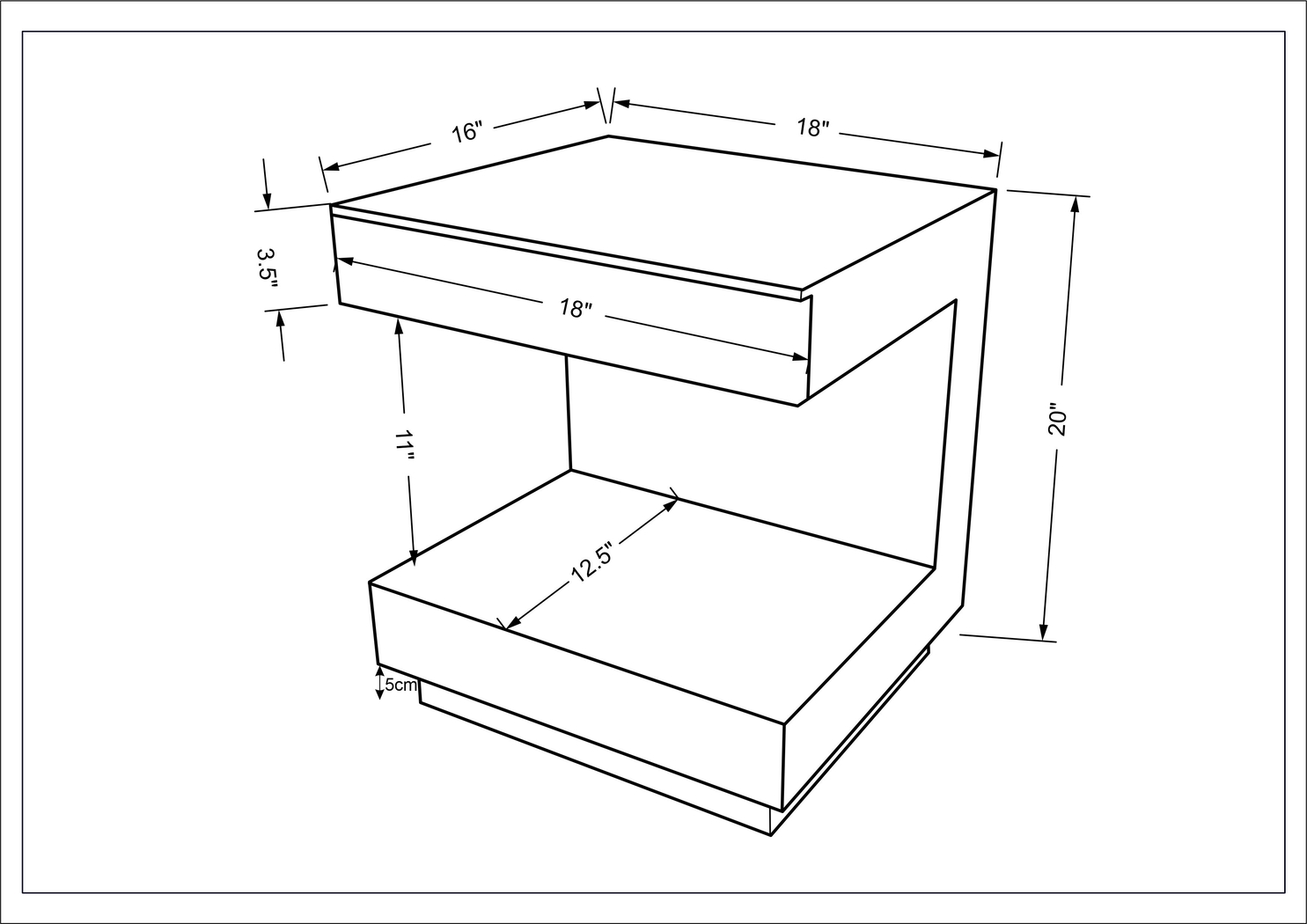 Neilo Brown End Table - Thumbnail - Image 4