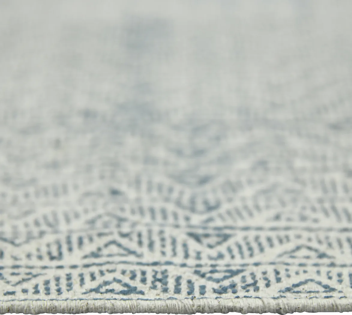 Nelfa Blue 2'6 x 8' Rug - Thumbnail - Image 6