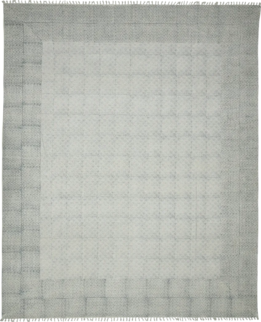 Nelfa Blue 7'6 x 10' Rug - Thumbnail - Image 1