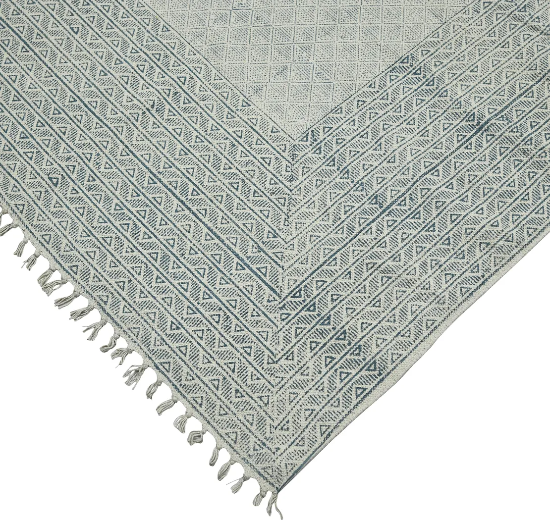 Nelfa Blue 8'6 x 12' Rug - Thumbnail - Image 6