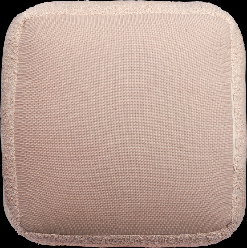 Nelior Beige Pouf - Thumbnail - Image 4