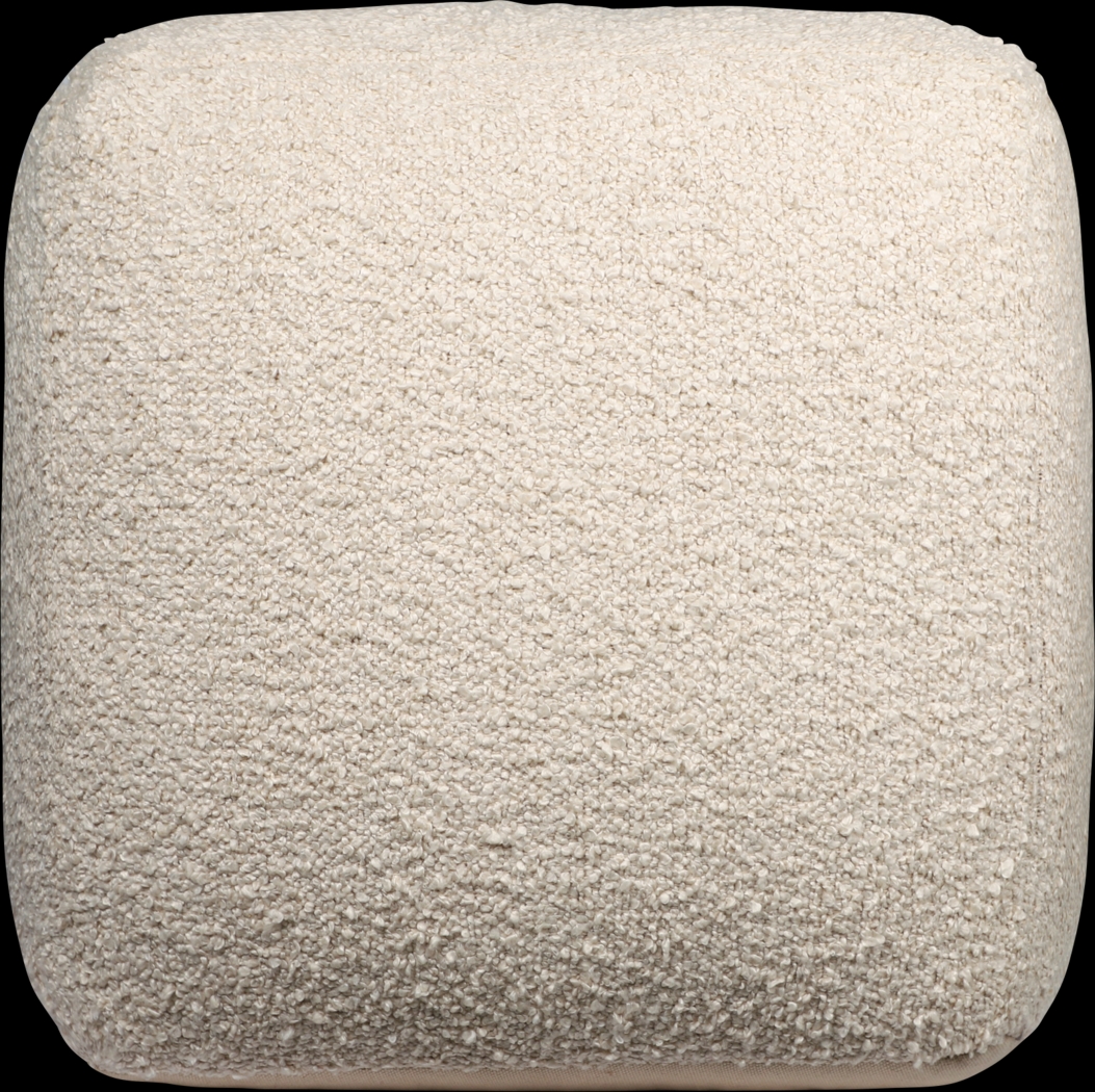Nelior Cream Pouf - Thumbnail - Image 1