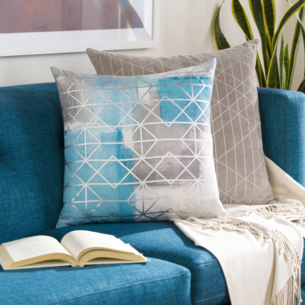 Nelisa Gray Accent Pillow - Thumbnail - Image 5