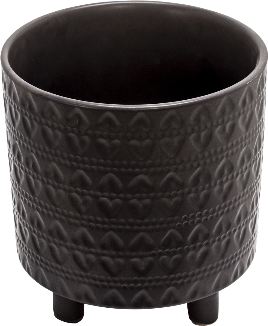 Nellda Black Planter, Set of 2 - Thumbnail - Image 3