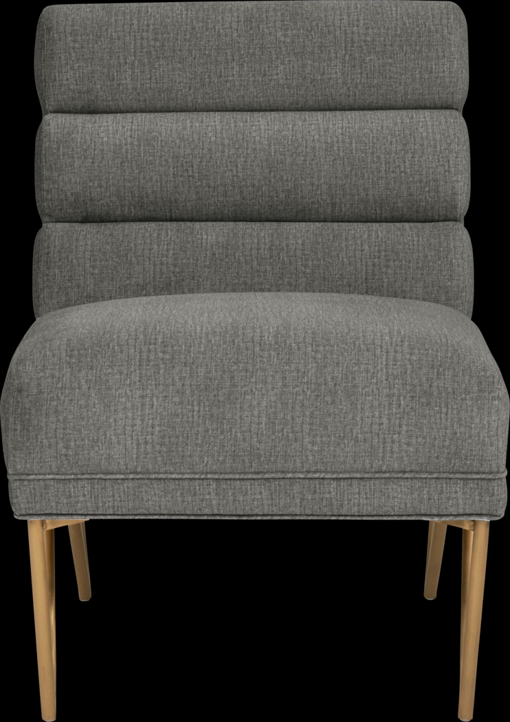 Nellie Elle Gray Accent Chair - Thumbnail - Image 2