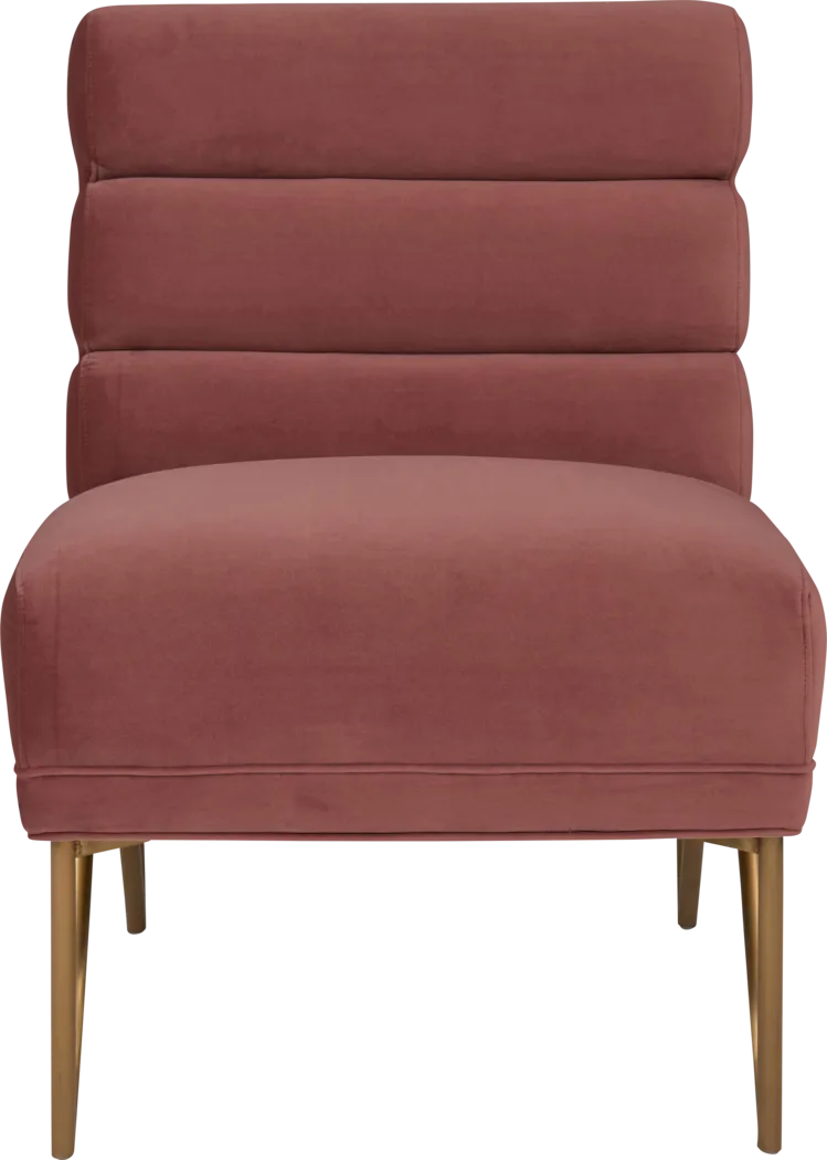 Nellie Elle Salmon Accent Chair - Thumbnail - Image 2