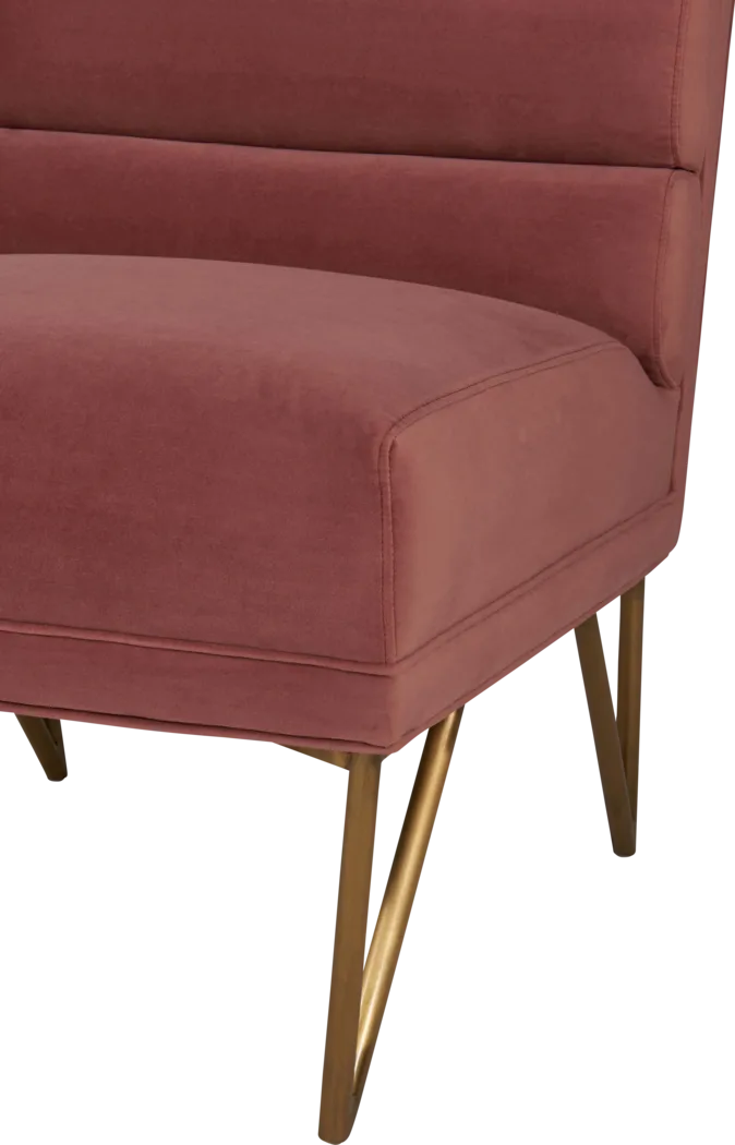 Nellie Elle Salmon Accent Chair - Thumbnail - Image 4