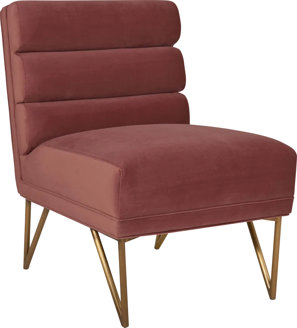 Nellie Elle Salmon Accent Chair - Thumbnail - Image 1