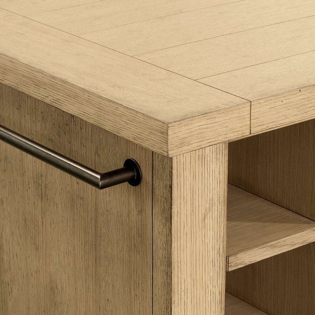 Nelligan Brown Kitchen Cart - Thumbnail - Image 7