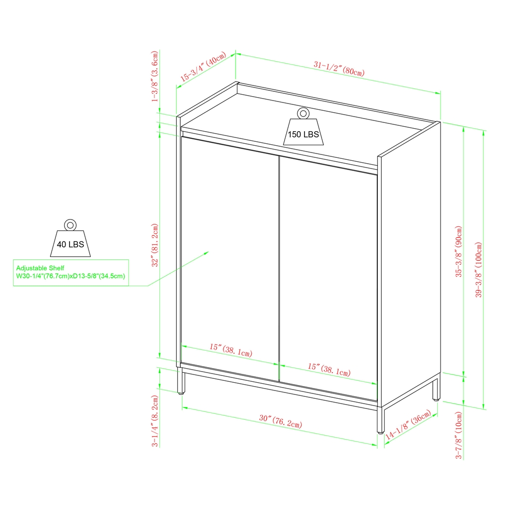 Nellsfield Oak Accent Cabinet - Thumbnail - Image 4