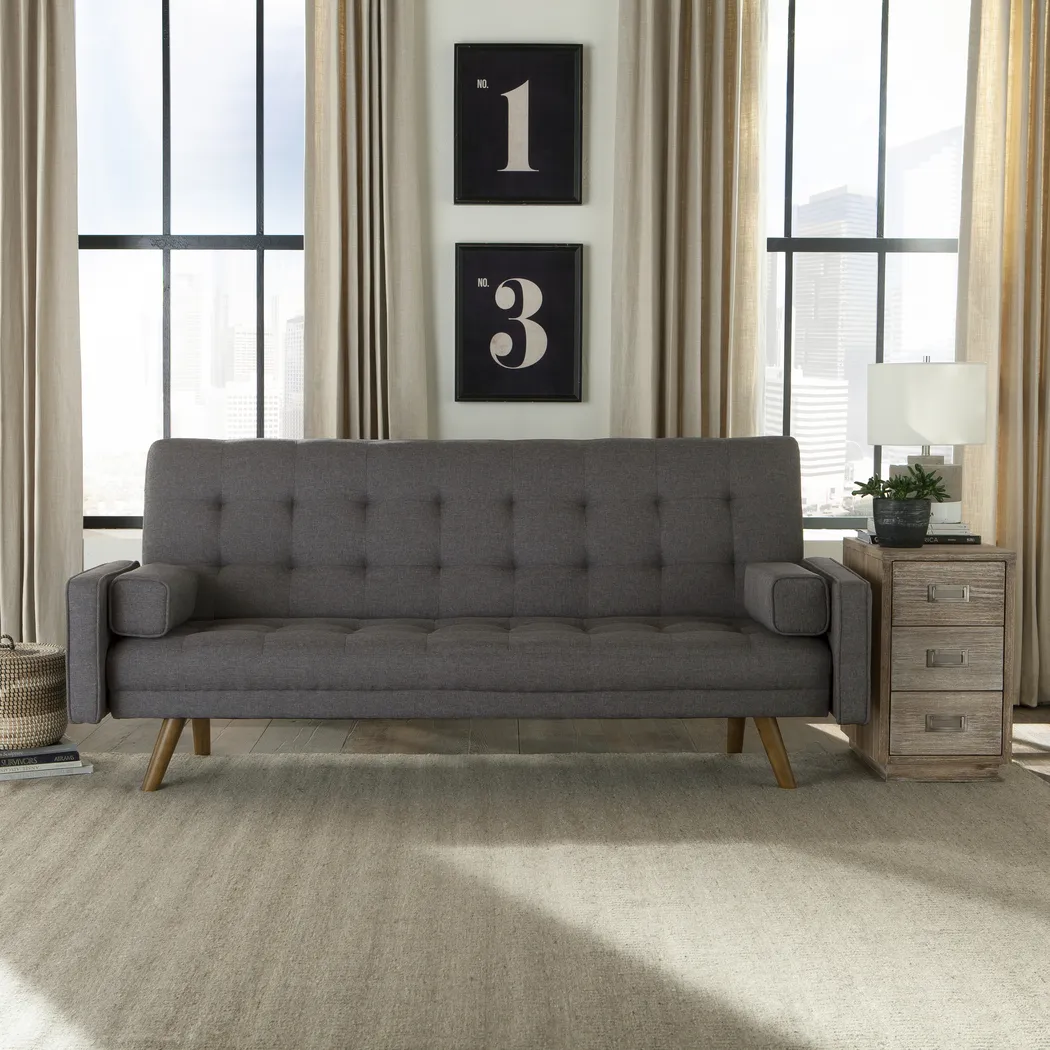 Nelorna Light Gray Sleeper Sofa - Thumbnail - Image 2
