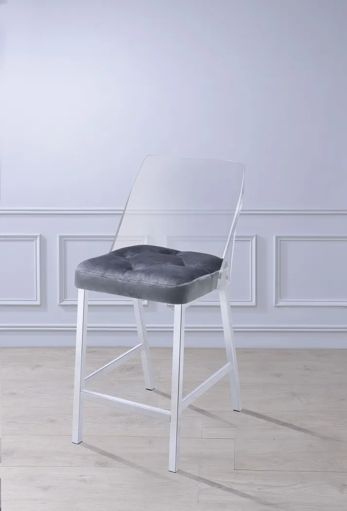 Nelton Gray Counter Height Stool (Set of 2) - Thumbnail - Image 4
