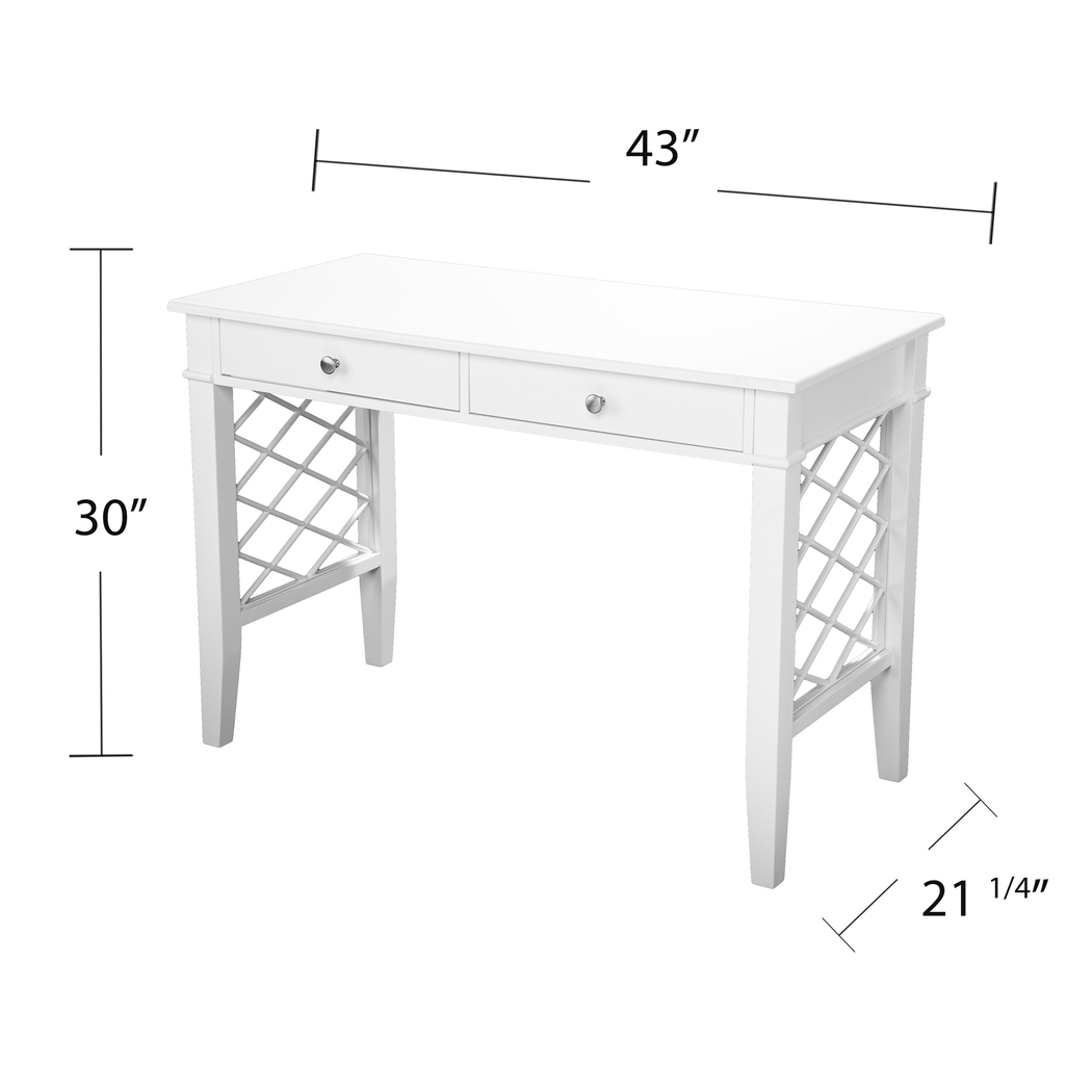 Nelwyn White Desk - Thumbnail - Image 8