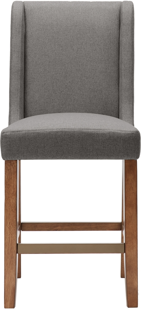 Nemard Gray Counter Height Stool - Thumbnail - Image 2