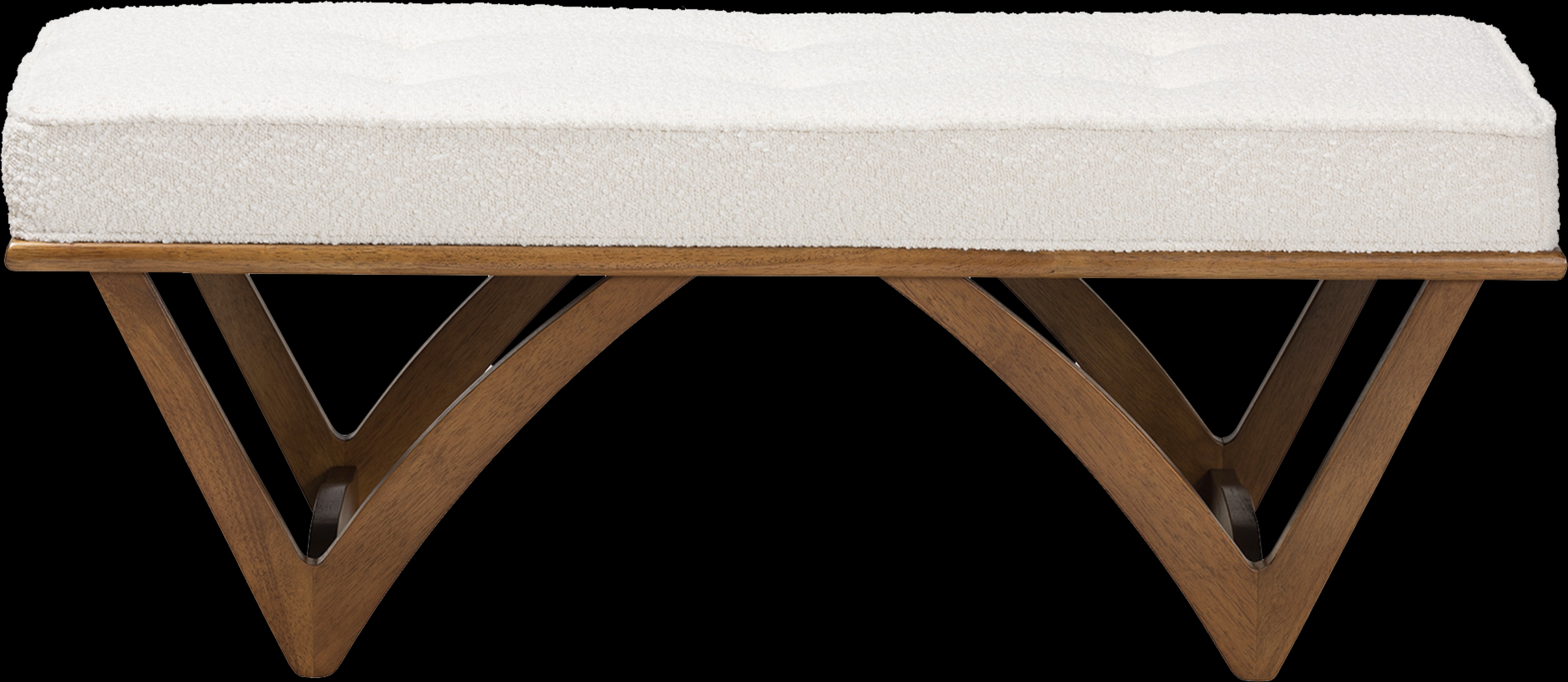 Nemasket Cream Accent Bench - Thumbnail - Image 4